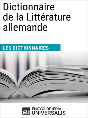 cover image of Dictionnaire de la Littérature allemande